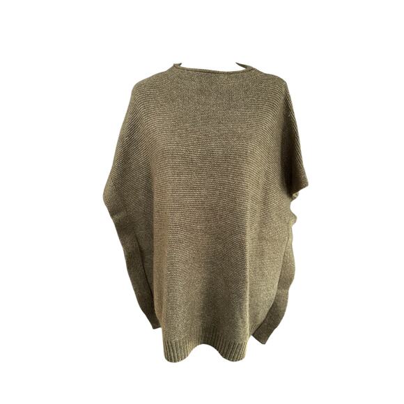 Universal Threads One Size Green Brown White Blanket Sweater - Picture 1 of 4